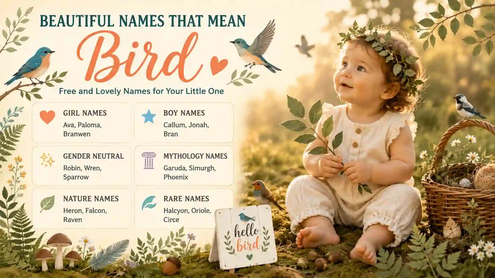 Names That Mean Bird Names That Mean Bird