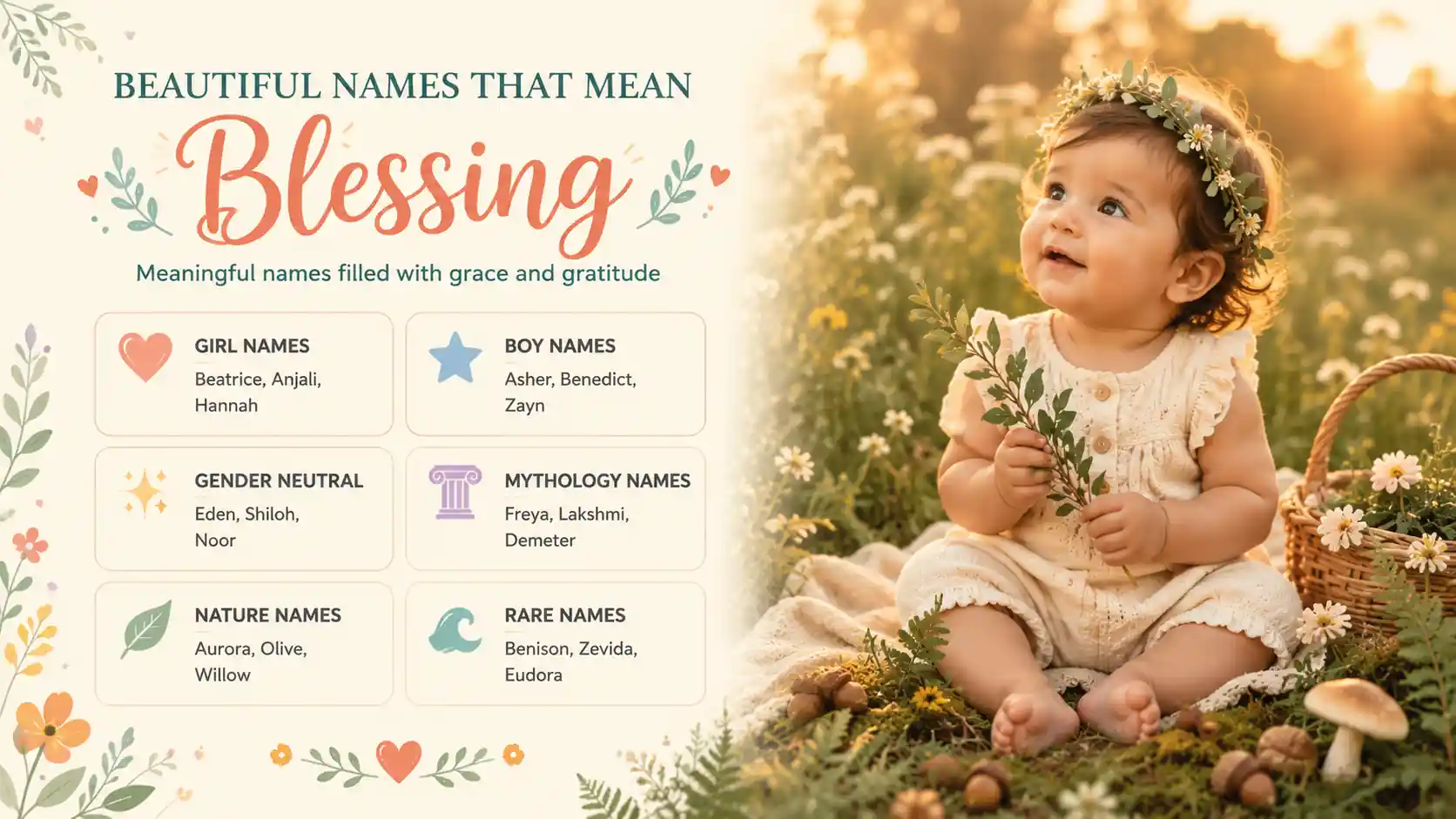 Names That Mean Blessing Names That Mean Blessing