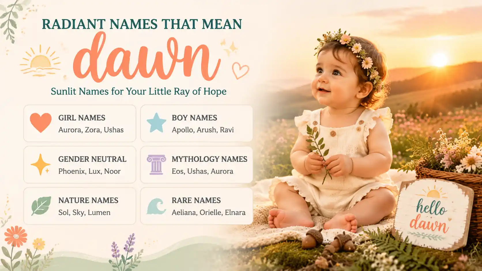 Names That Mean Dawn Names That Mean Dawn
