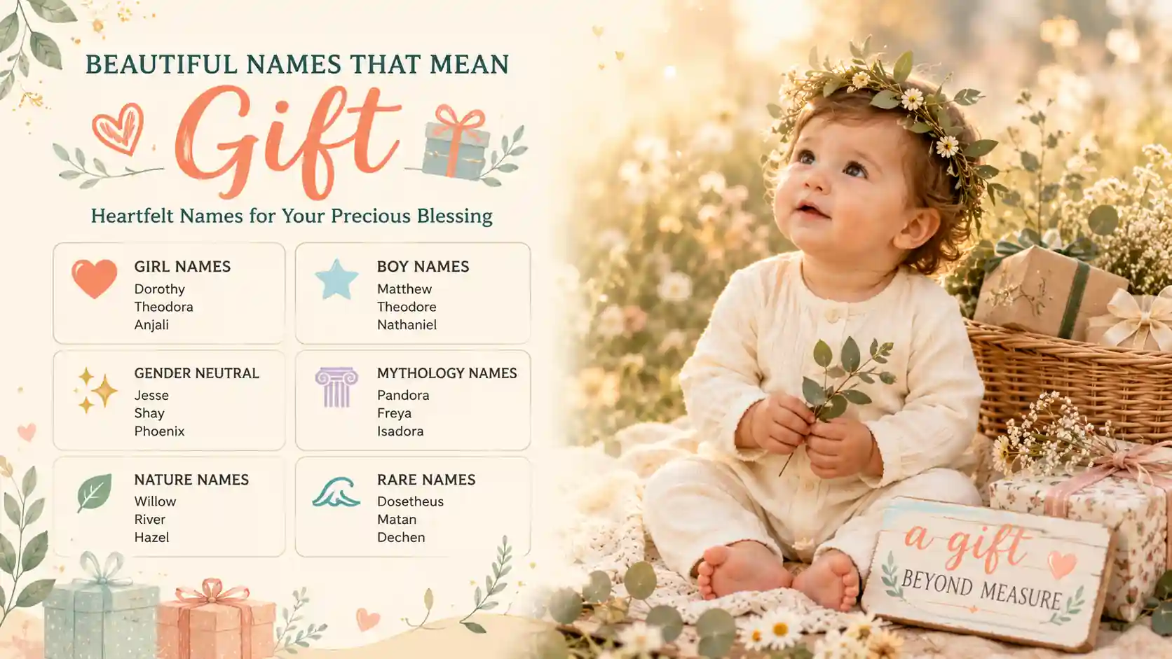 Names That Mean Gift Names That Mean Gift