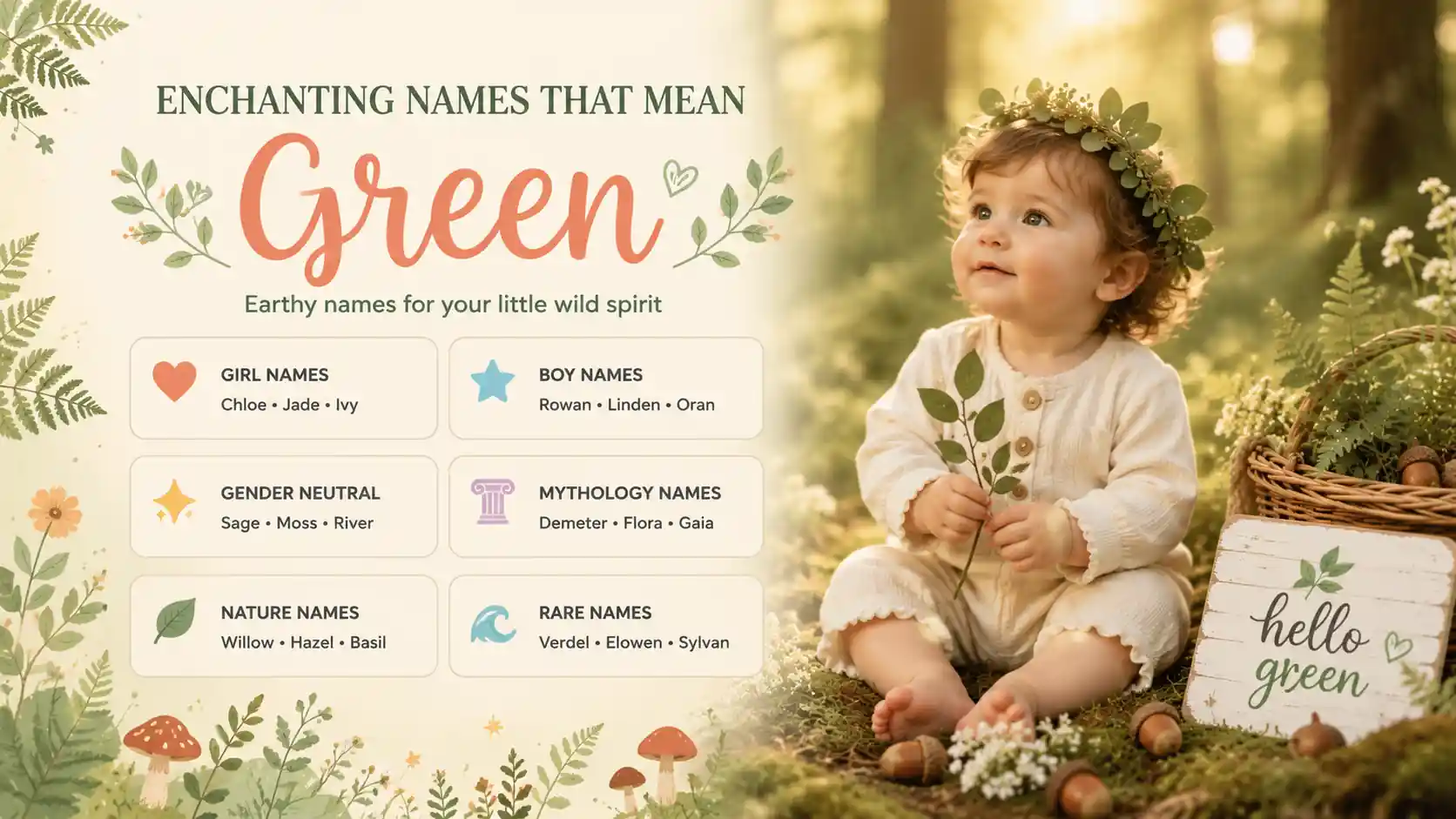Names That Mean Green Names That Mean Green
