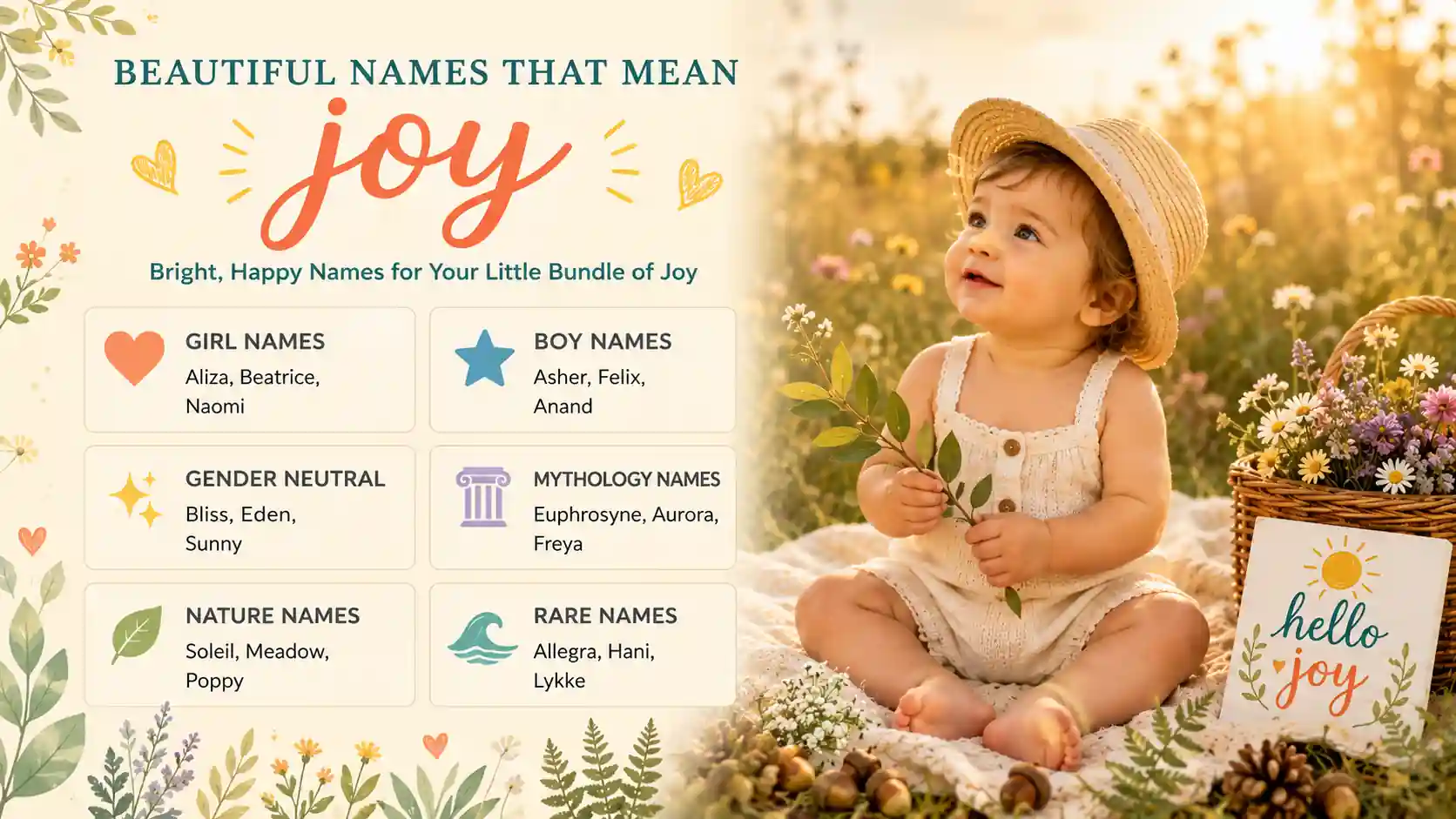 Names That Mean Joy Names That Mean Joy