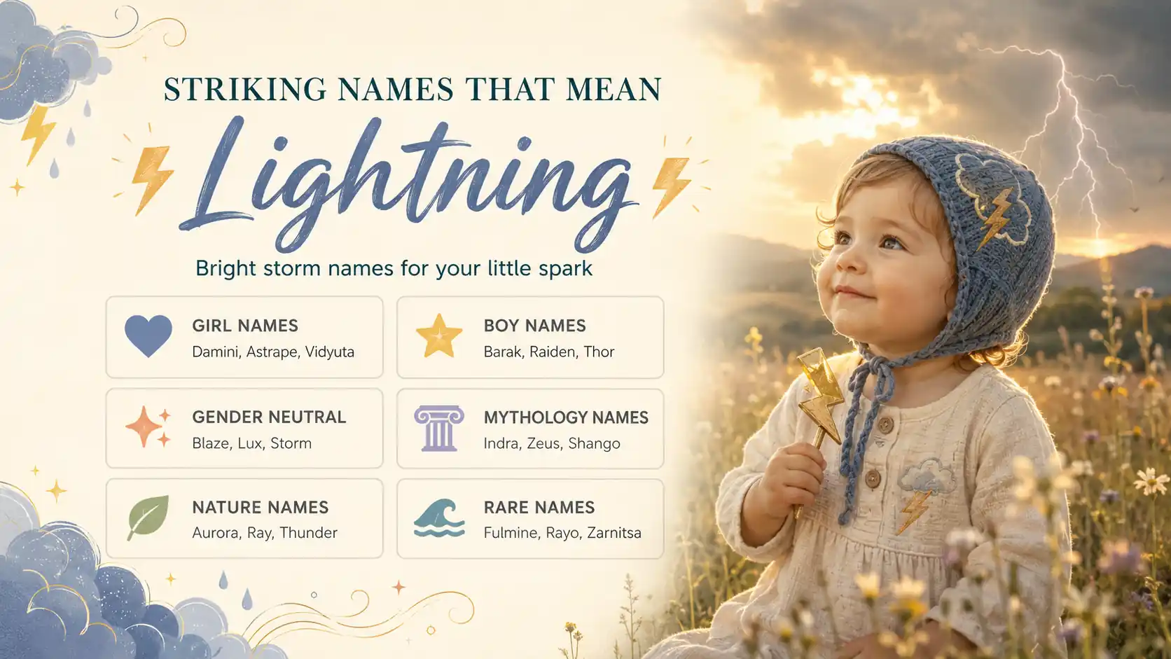 Names That Mean Lightning Names That Mean Lightning
