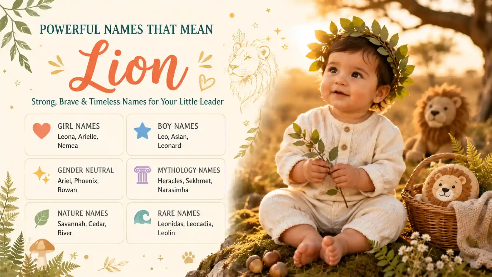 Names That Mean Lion Names That Mean Lion