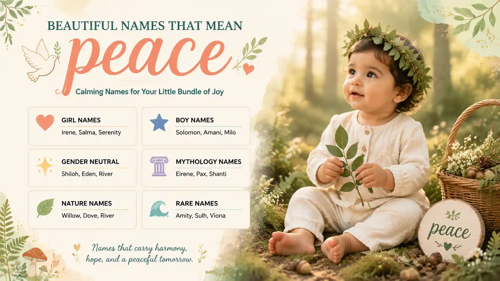Names That Mean Peace Names That Mean Peace