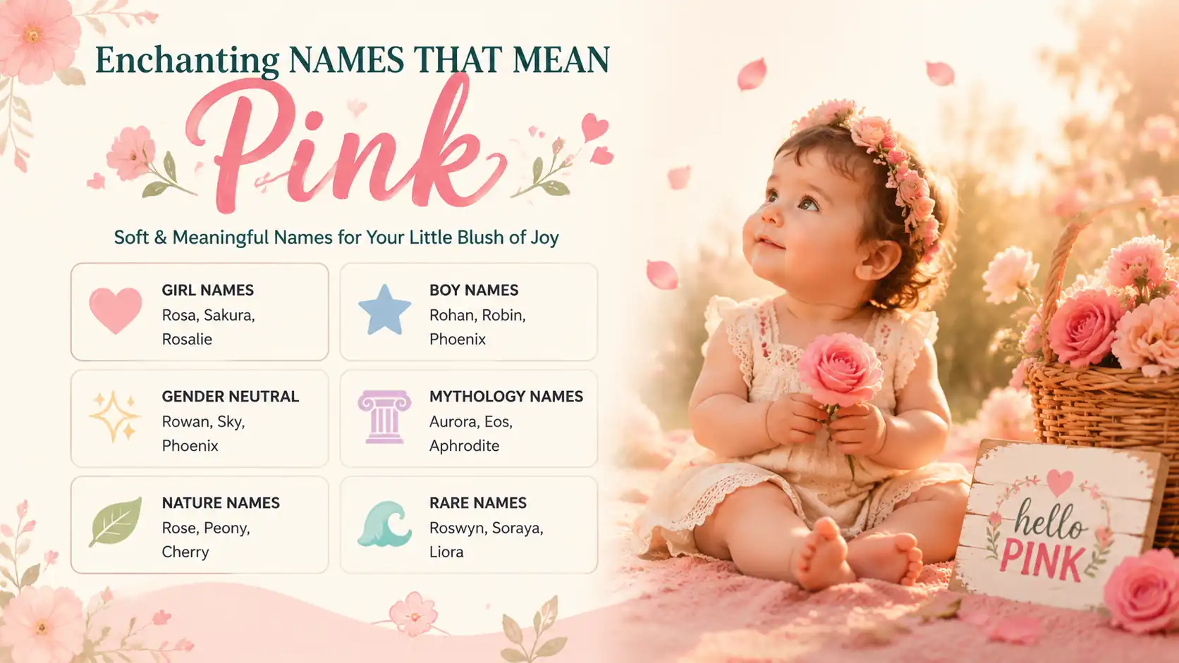 Names That Mean Pink Names That Mean Pink