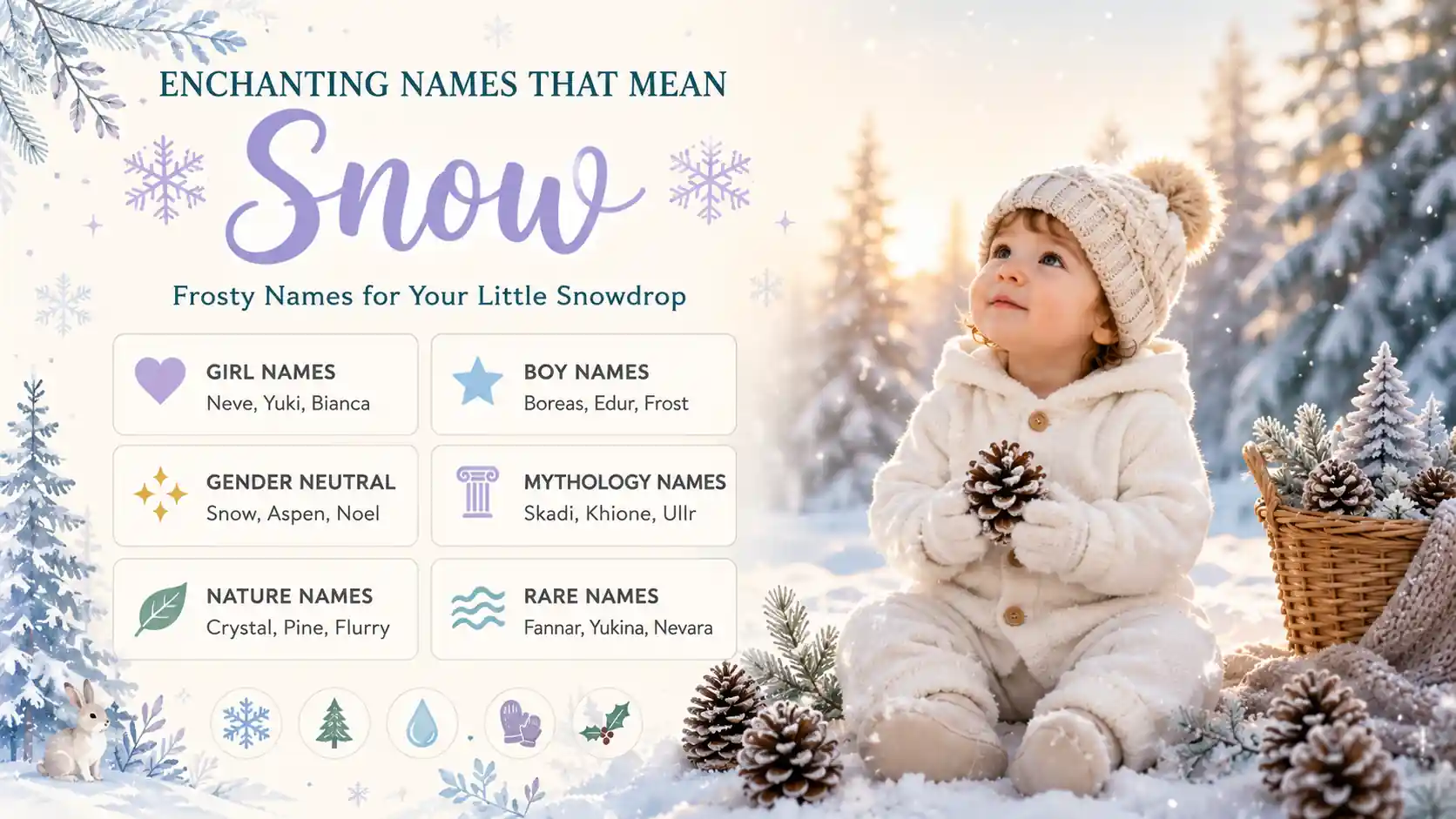 Names That Mean Snow Names That Mean Snow