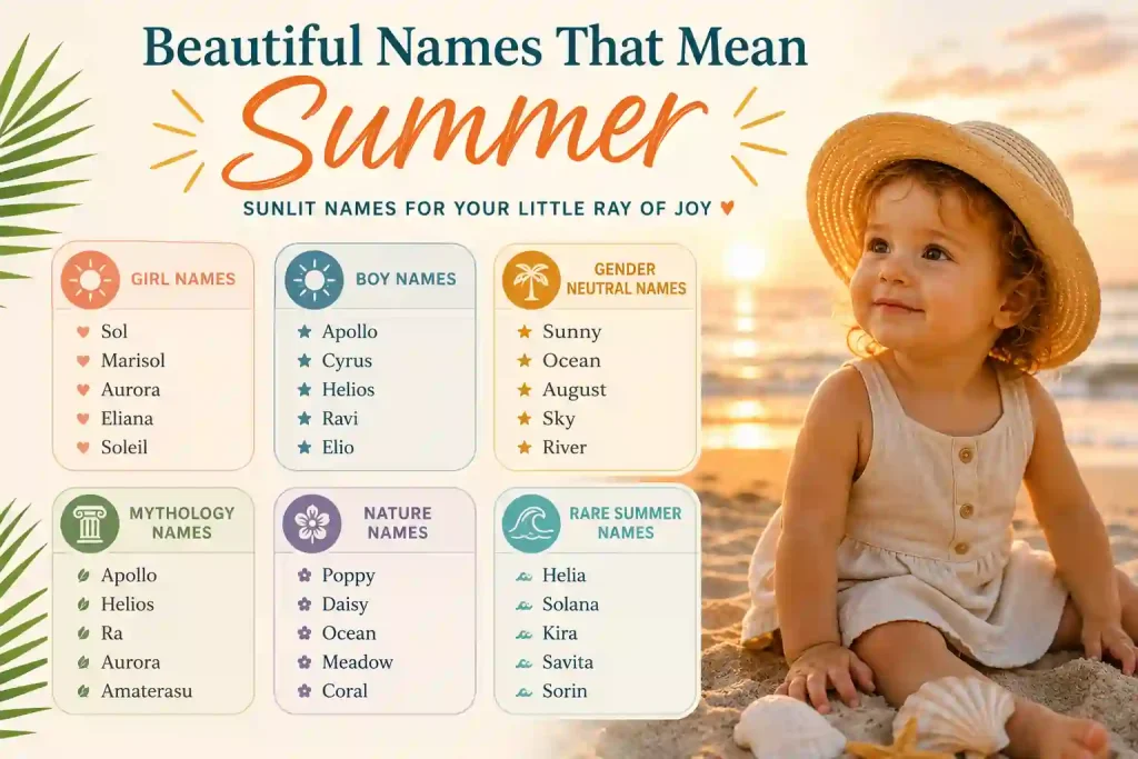 names that mean summer names that mean summer
