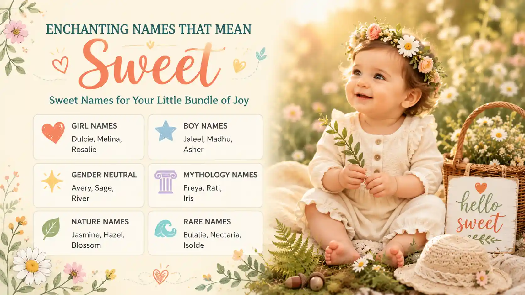 Names That Mean Sweet Names That Mean Sweet