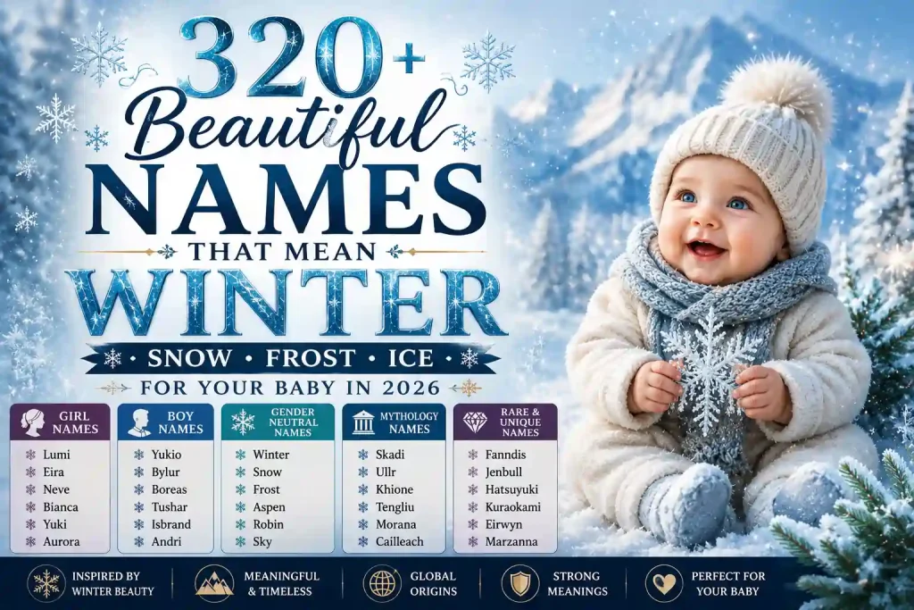 names that mean winter names that mean winter