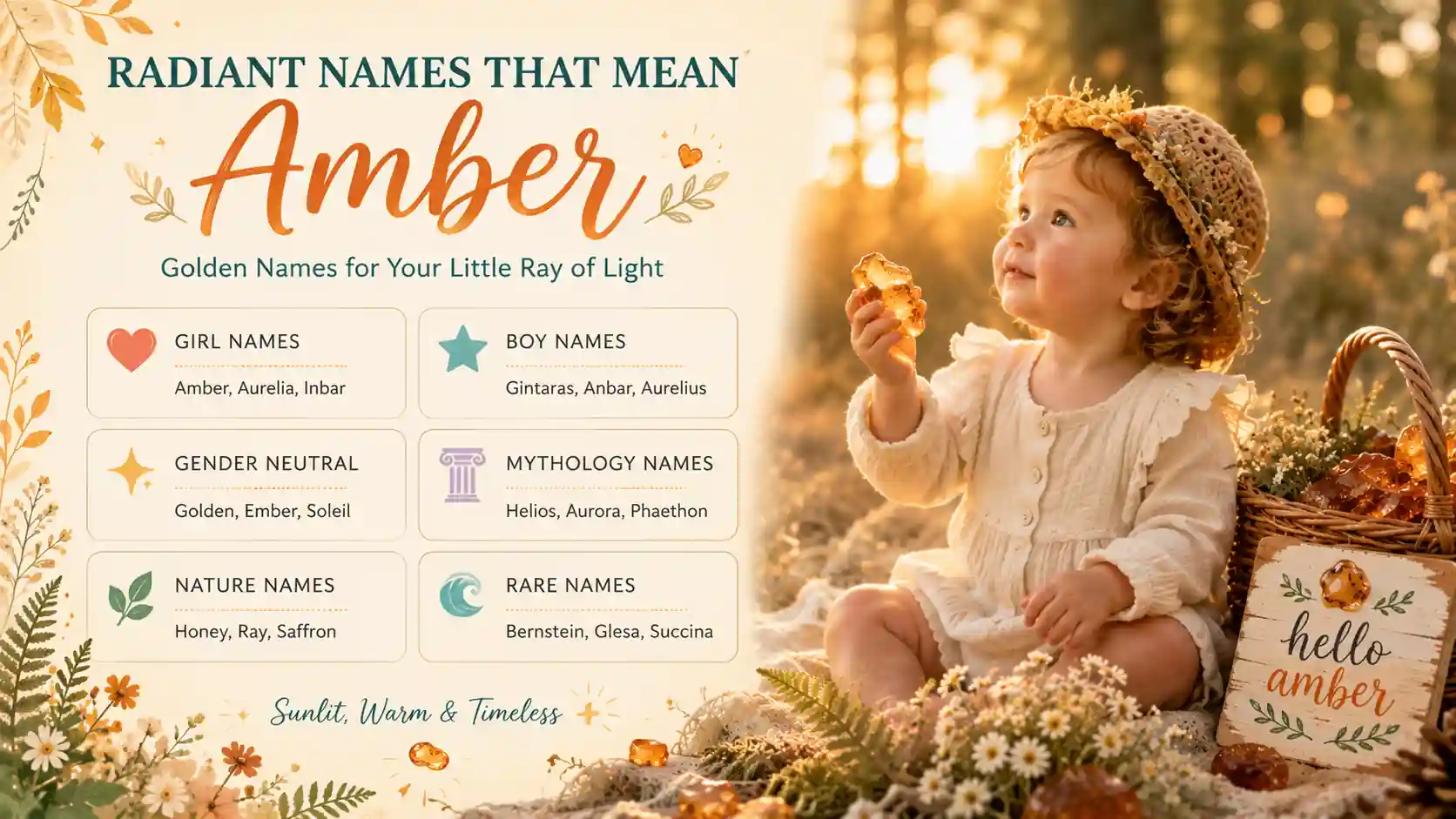 Names That Mean Amber Names That Mean Amber