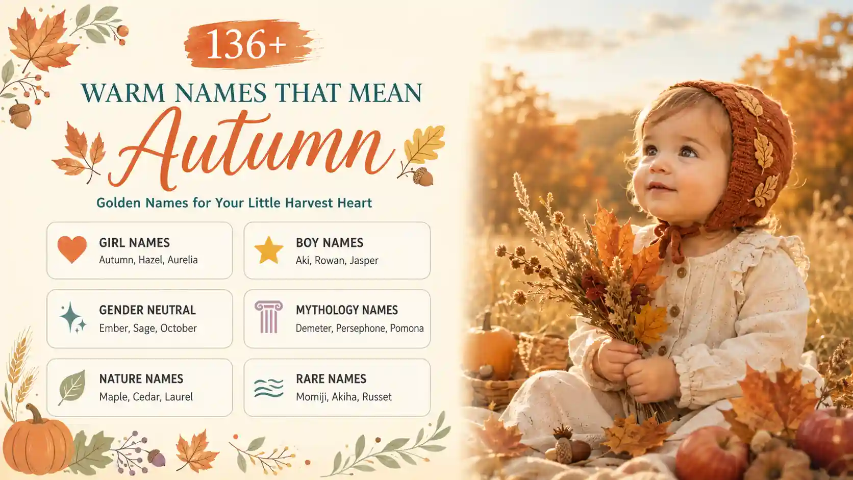 Names That Mean Autumn Names That Mean Autumn