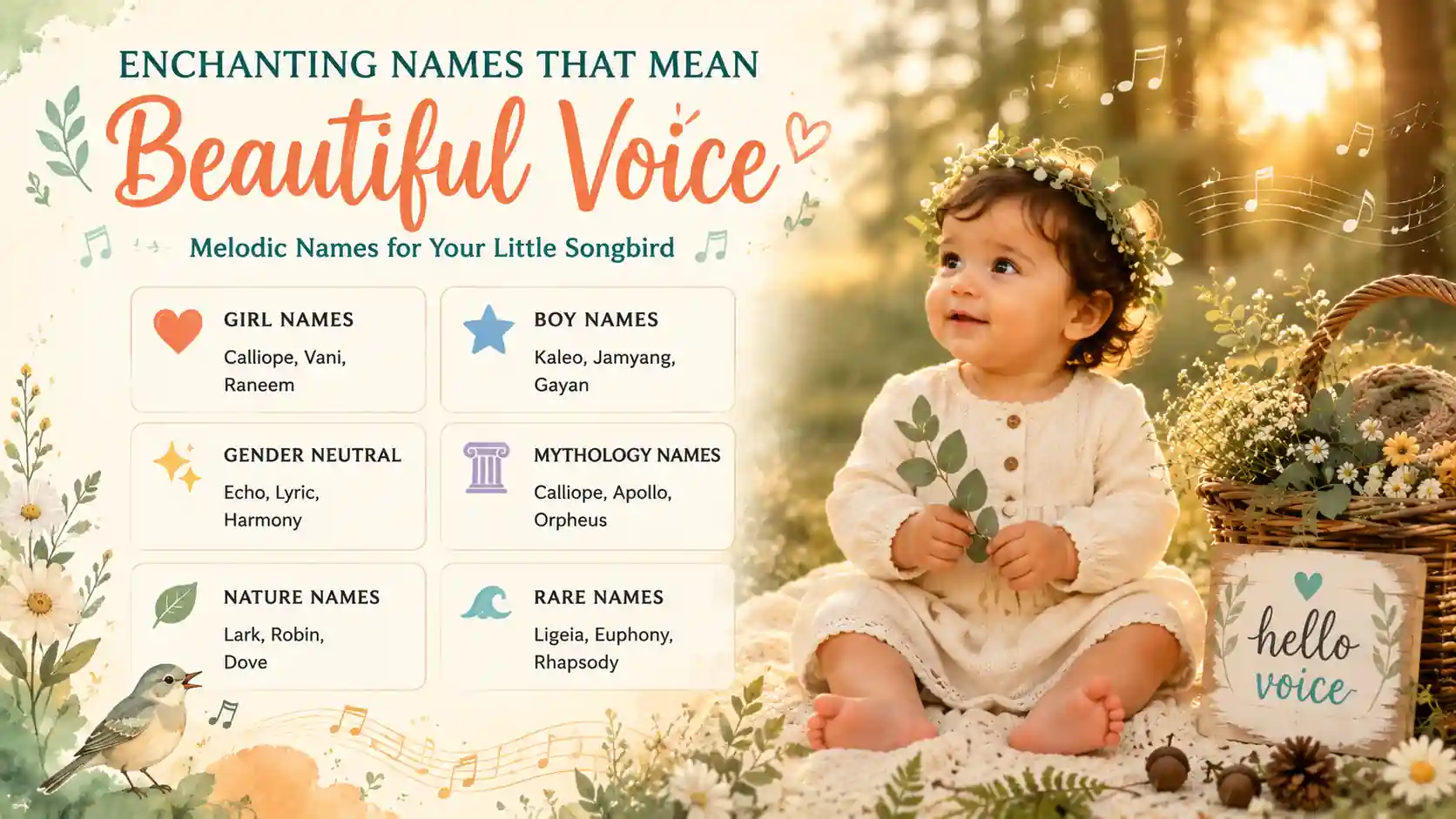 Names That Mean Beautiful Voice Names That Mean Beautiful Voice