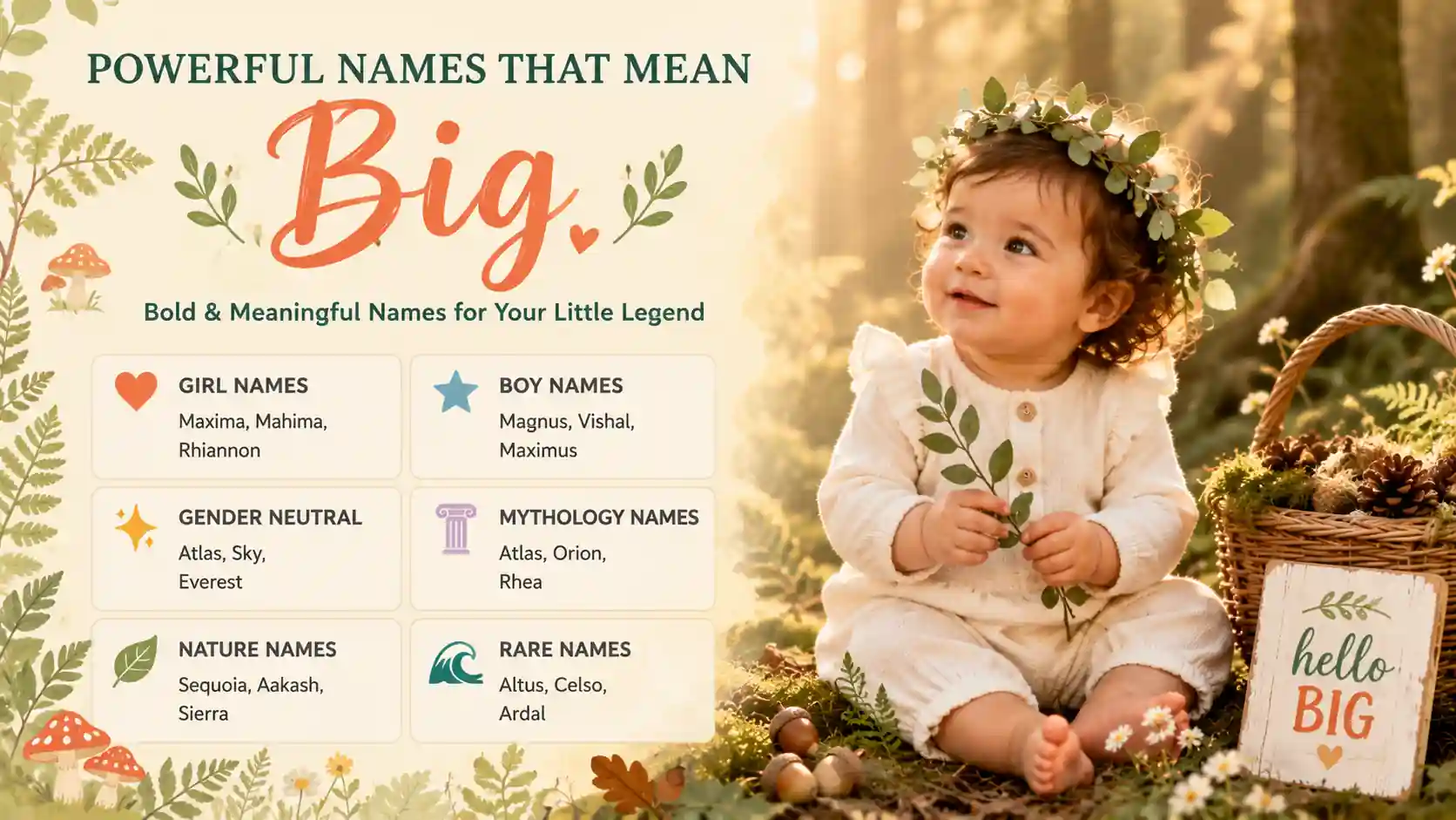 Names That Mean Big Names That Mean Big