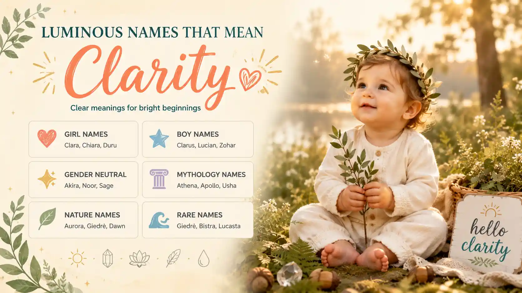Names That Mean Clarity Names That Mean Clarity