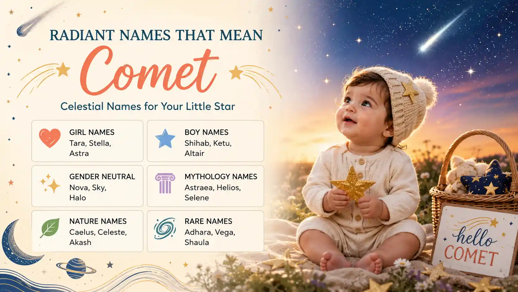 Names That Mean Comet Names That Mean Comet