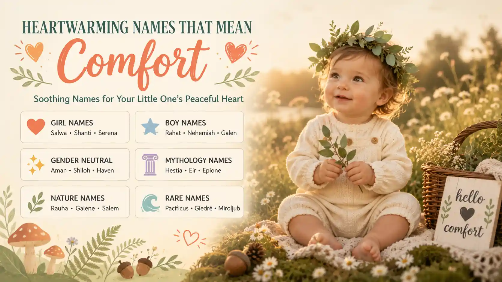 Names That Mean Comfort Names That Mean Comfort