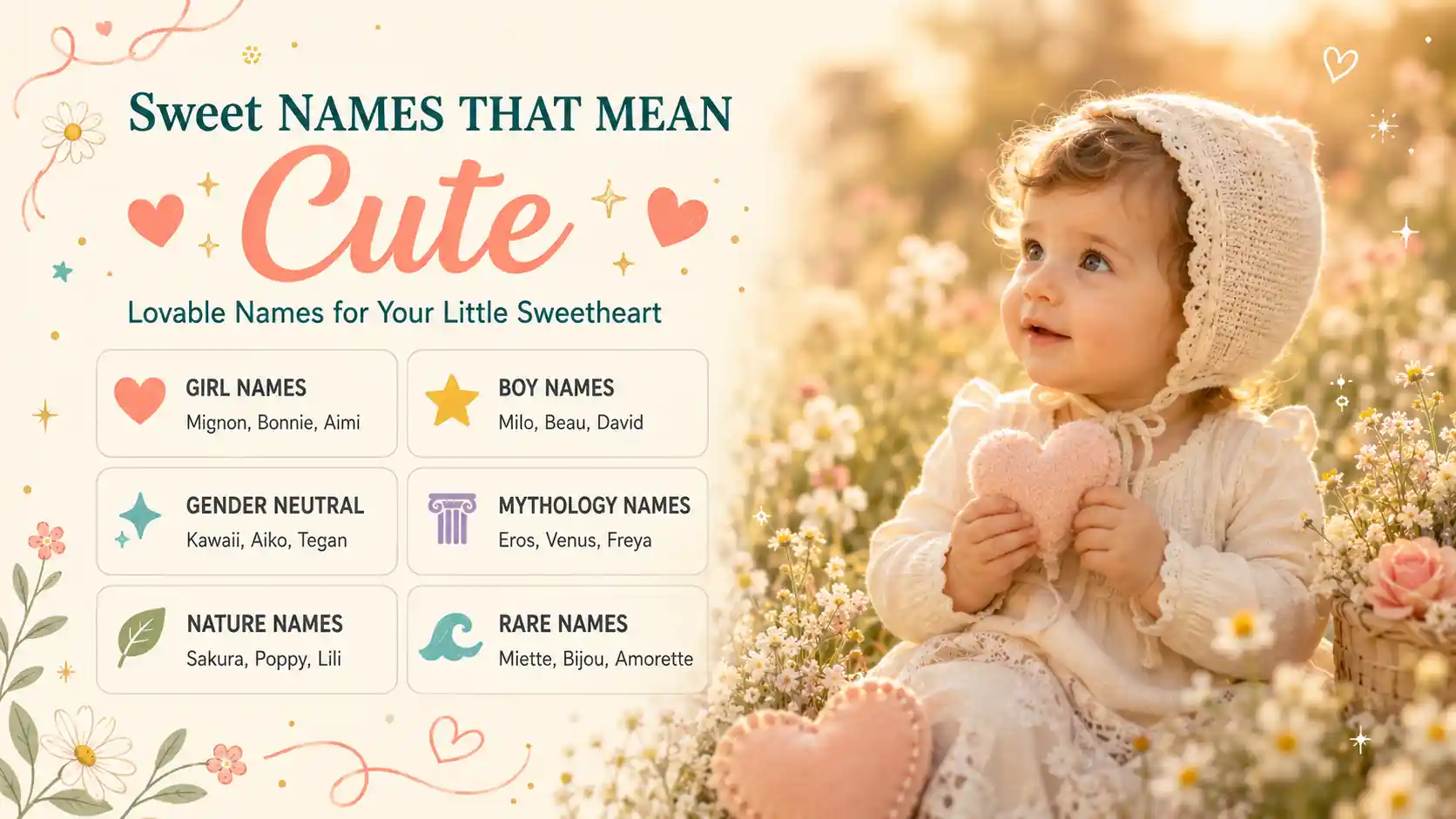 Names That Mean Cute Names That Mean Cute