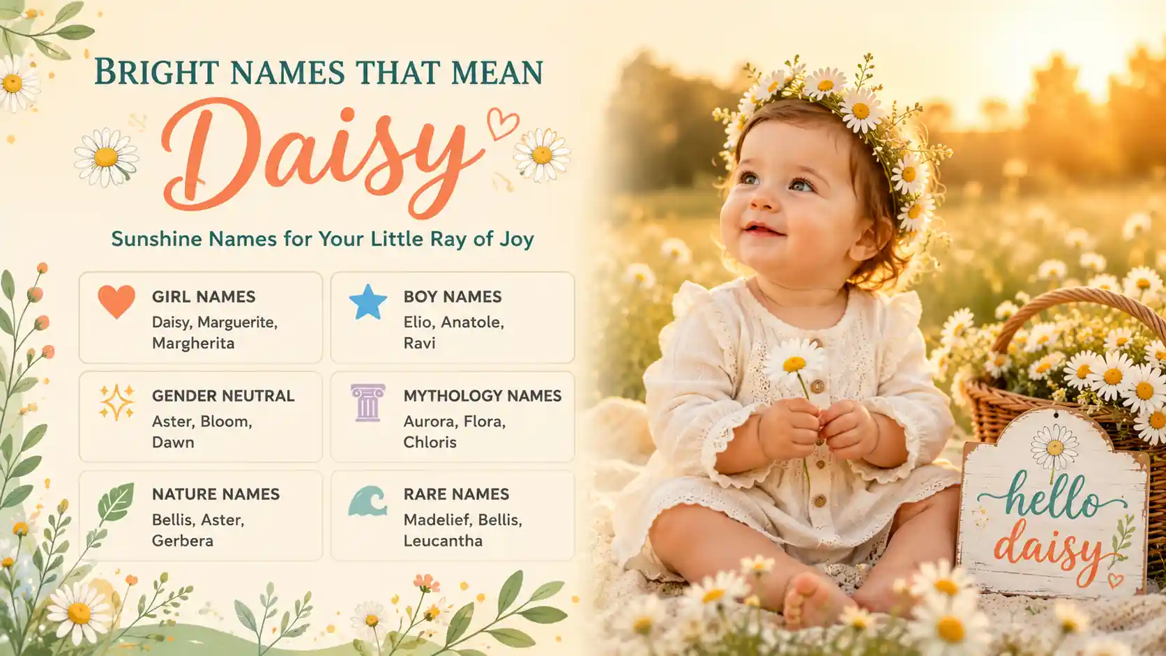 Names That Mean Daisy Names That Mean Daisy