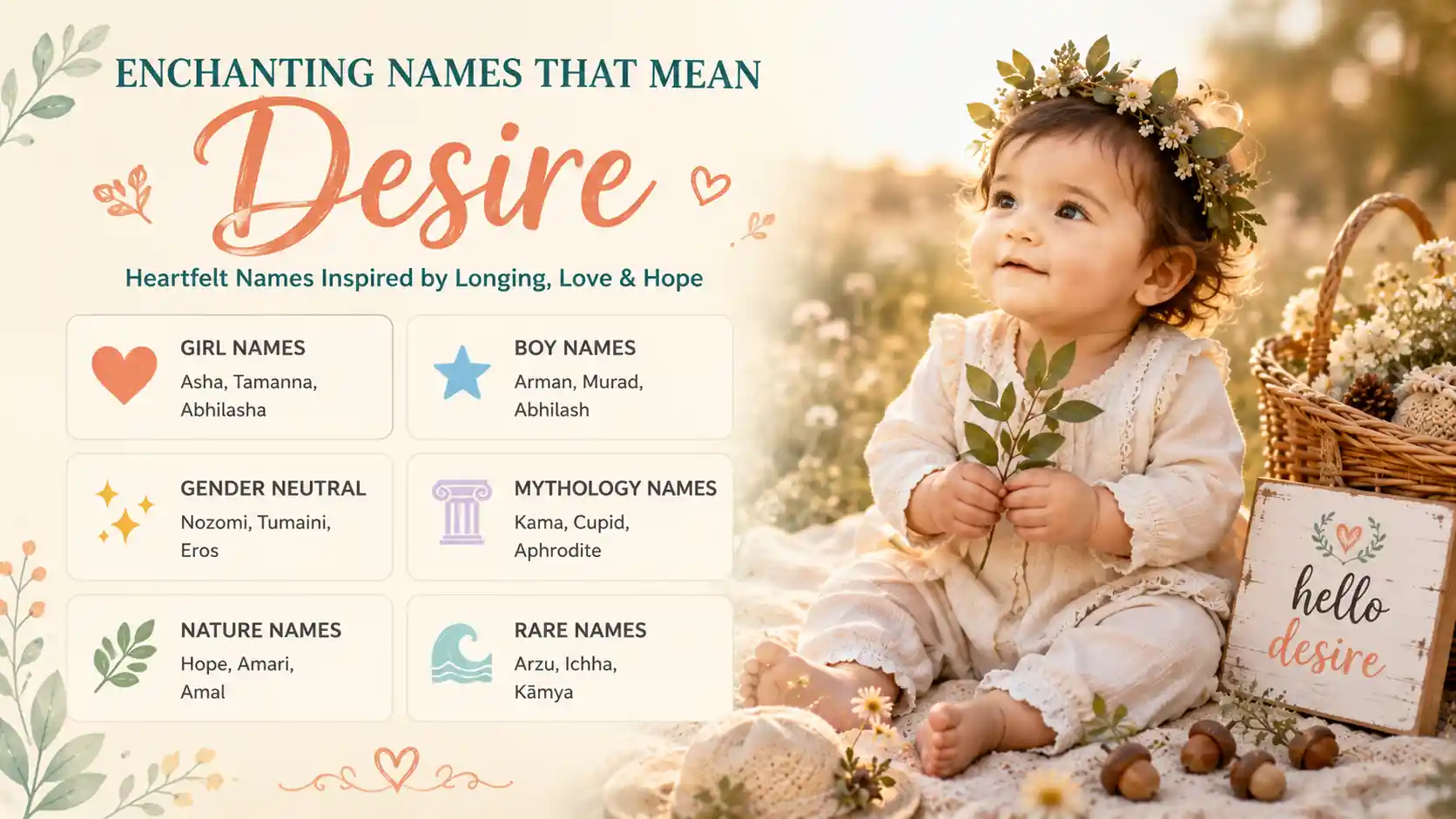 Names That Mean Desire Names That Mean Desire