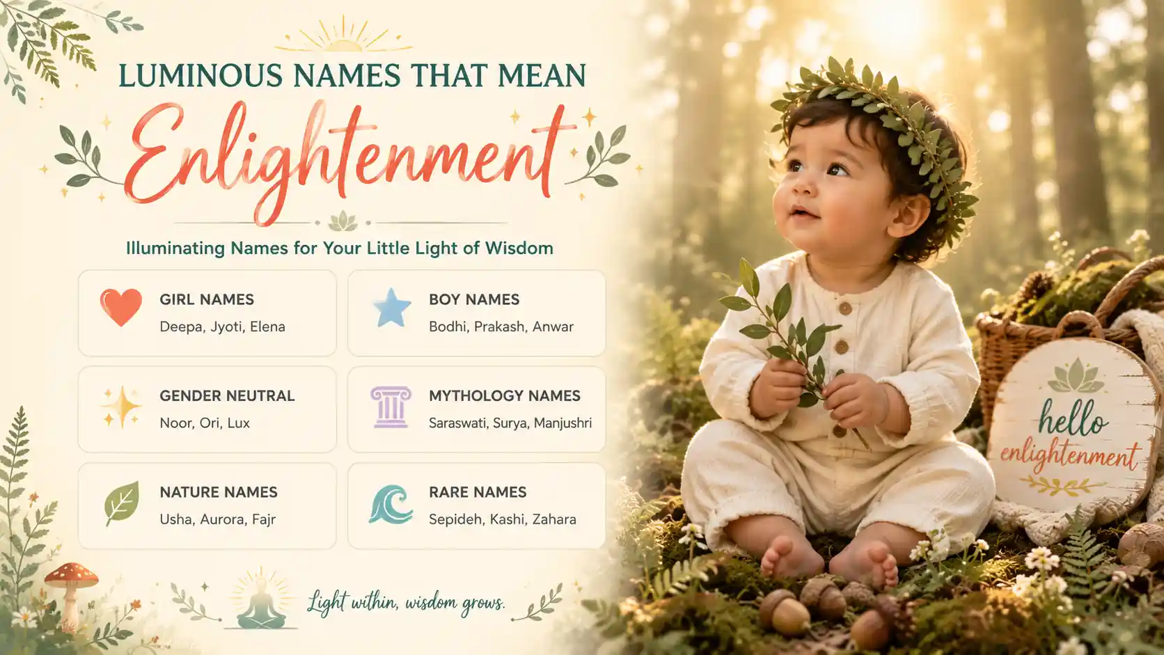 Names That Mean Enlightenment Names That Mean Enlightenment