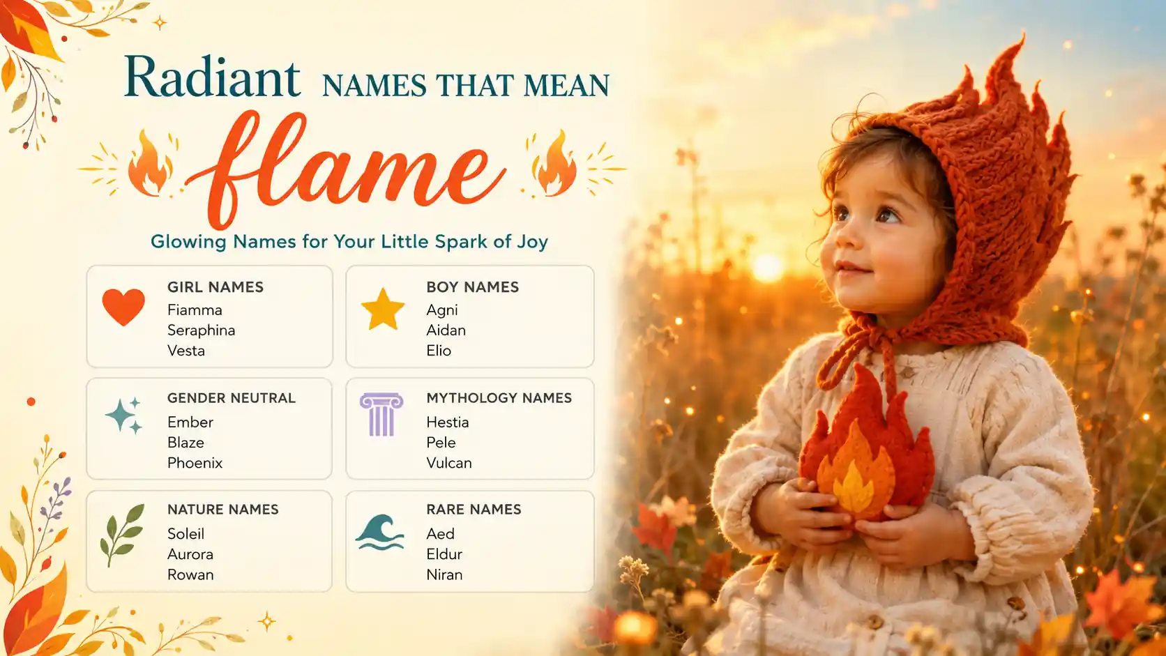 Names That Mean Flame Names That Mean Flame