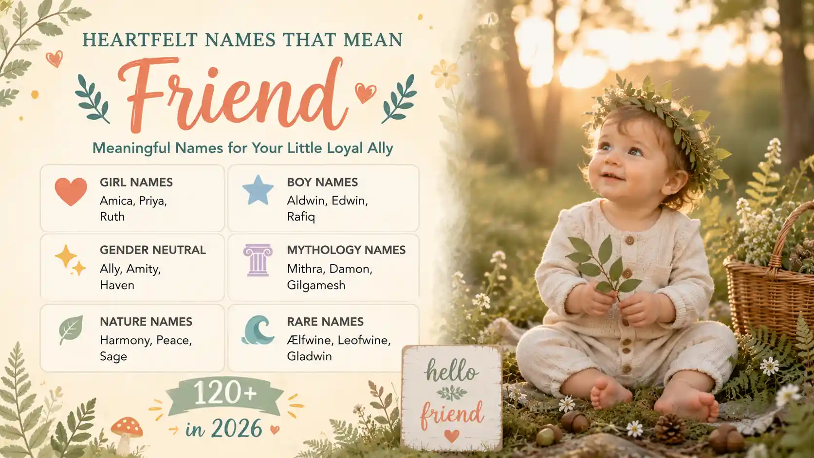 Names That Mean Friend Names That Mean Friend