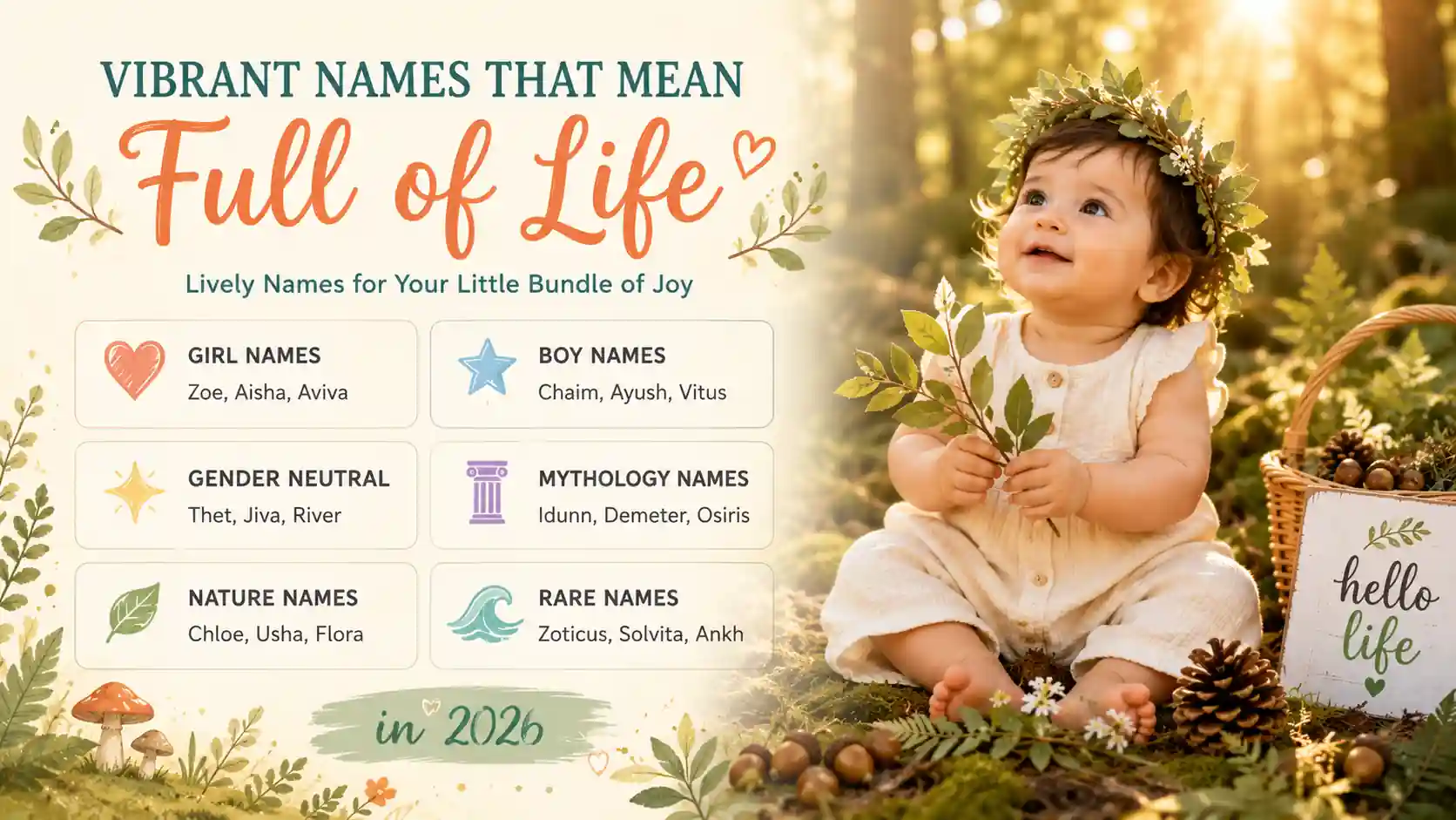 Names That Mean Full Of Life Names That Mean Full Of Life