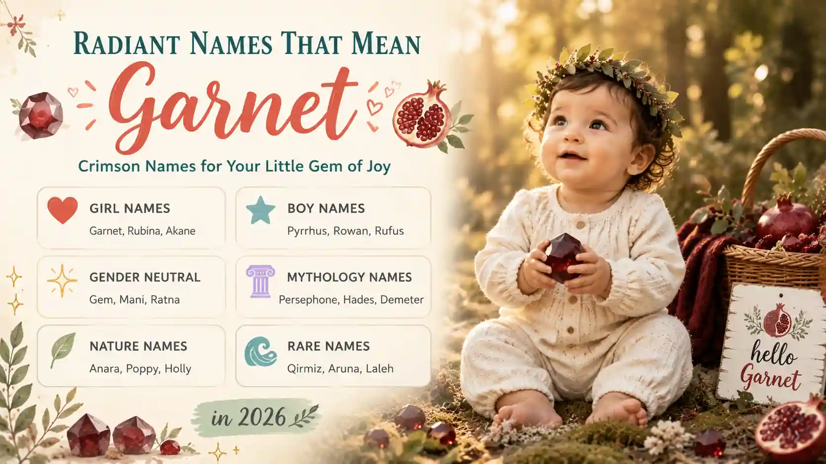 Names That Mean Garnet Names That Mean Garnet