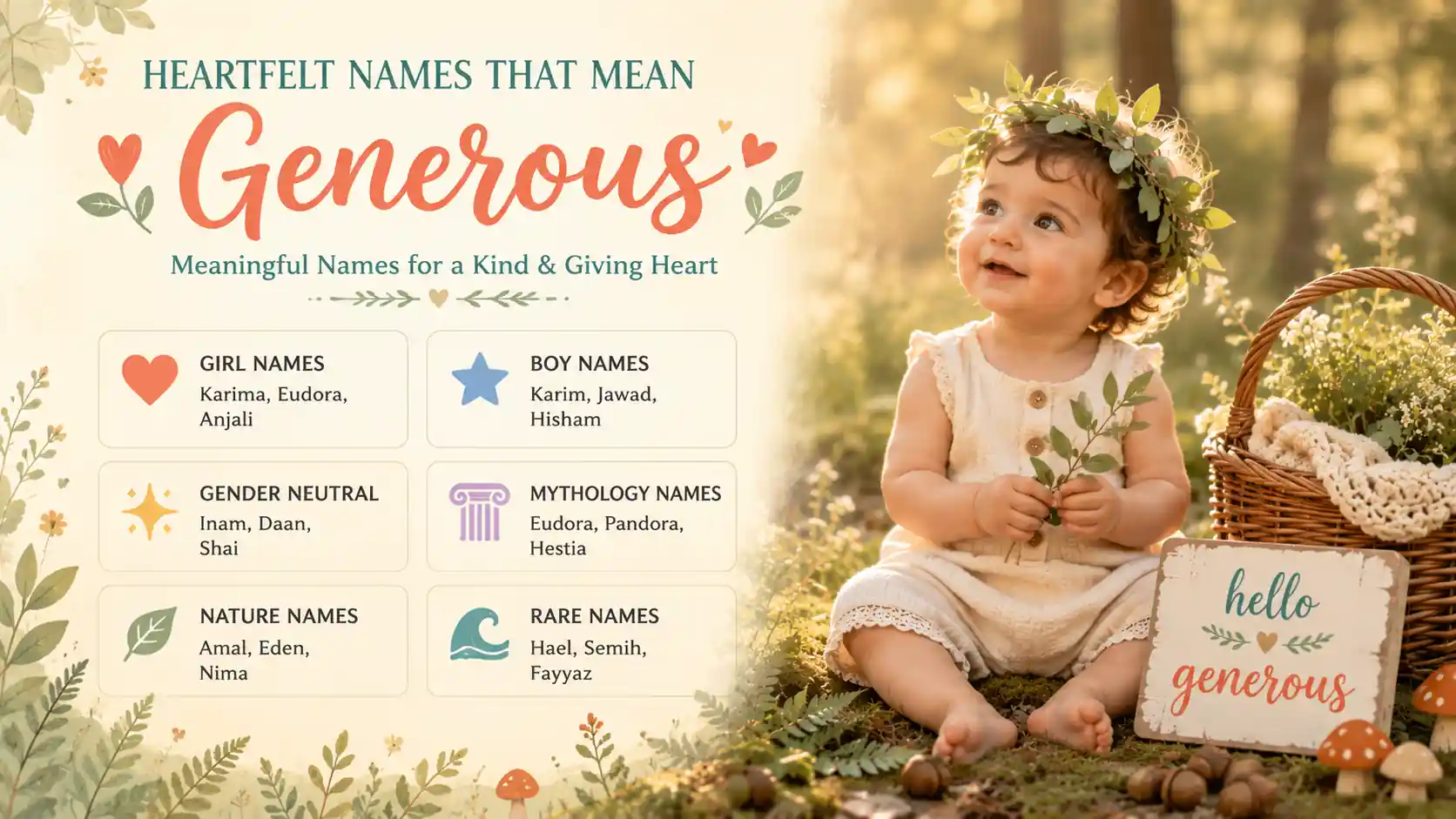 Names That Mean Generous Names That Mean Generous