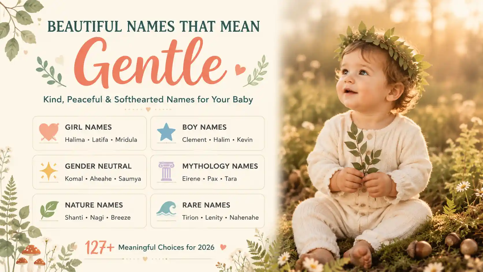 Names That Mean Gentle Names That Mean Gentle
