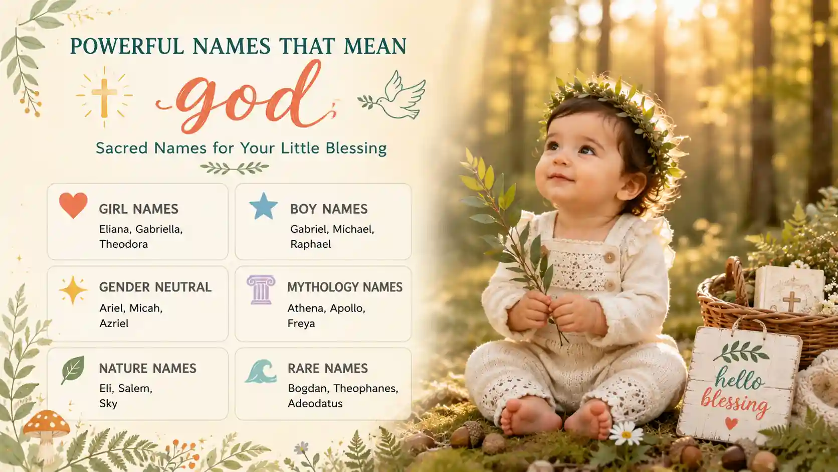 Names That Mean God Names That Mean God