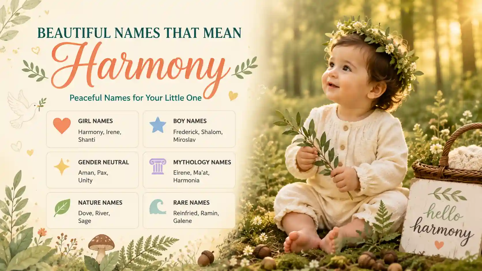 Names That Mean Harmony Names That Mean Harmony