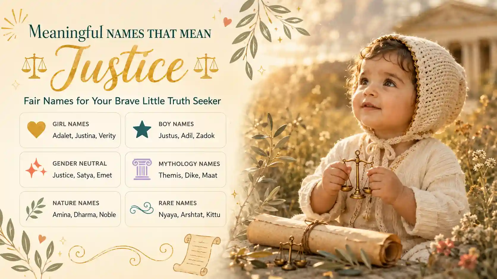 Names That Mean Justice Names That Mean Justice