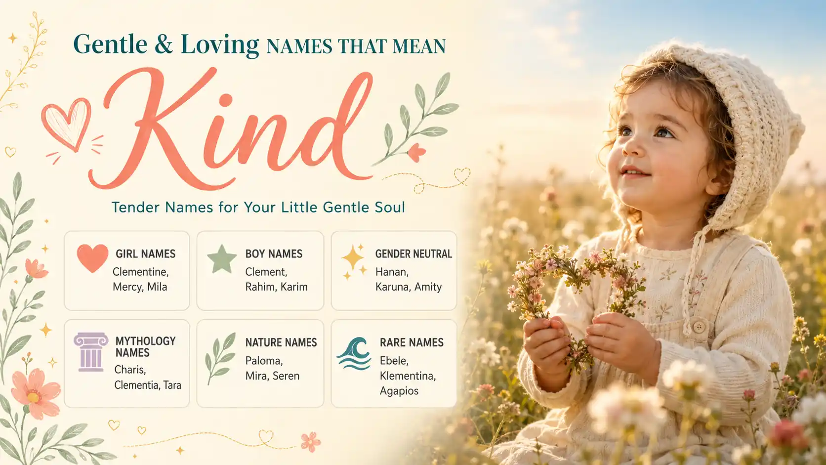 Names That Mean Kind Names That Mean Kind