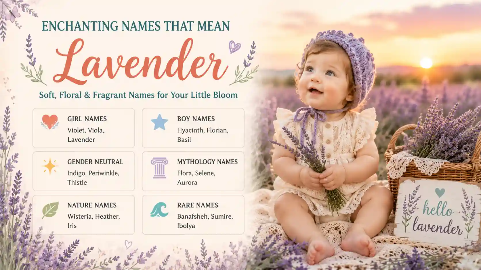 Names That Mean Lavender Names That Mean Lavender
