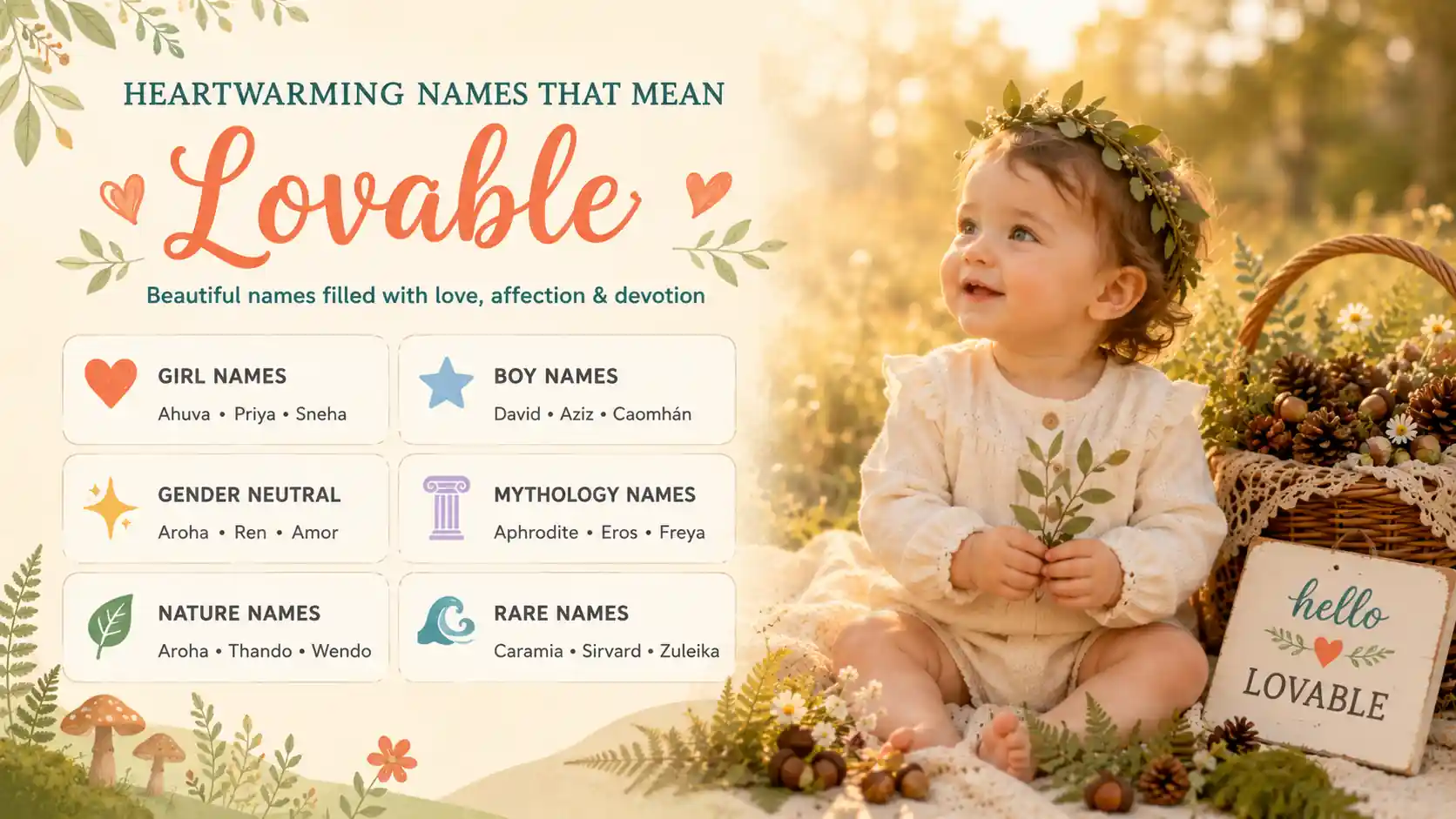 Names That Mean Lovable Names That Mean Lovable