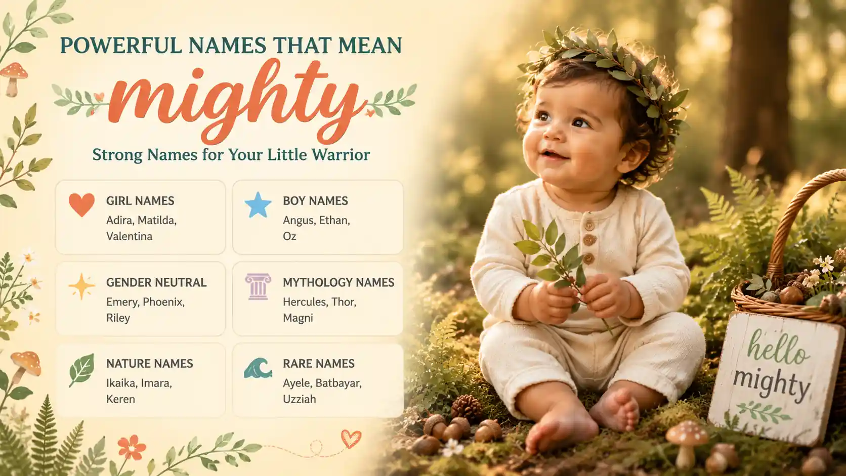 Names That Mean Mighty Names That Mean Mighty