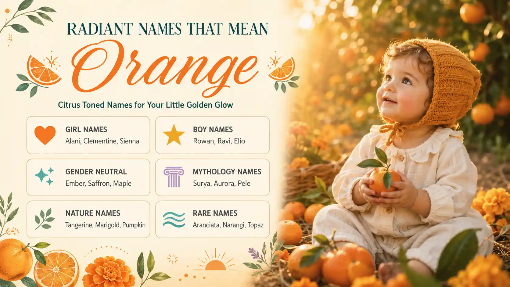 Names That Mean Orange Names That Mean Orange