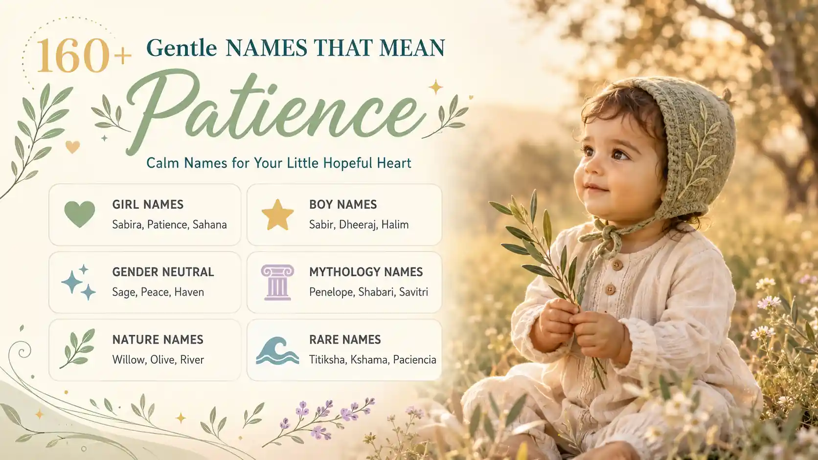 Names That Mean Patience Names That Mean Patience
