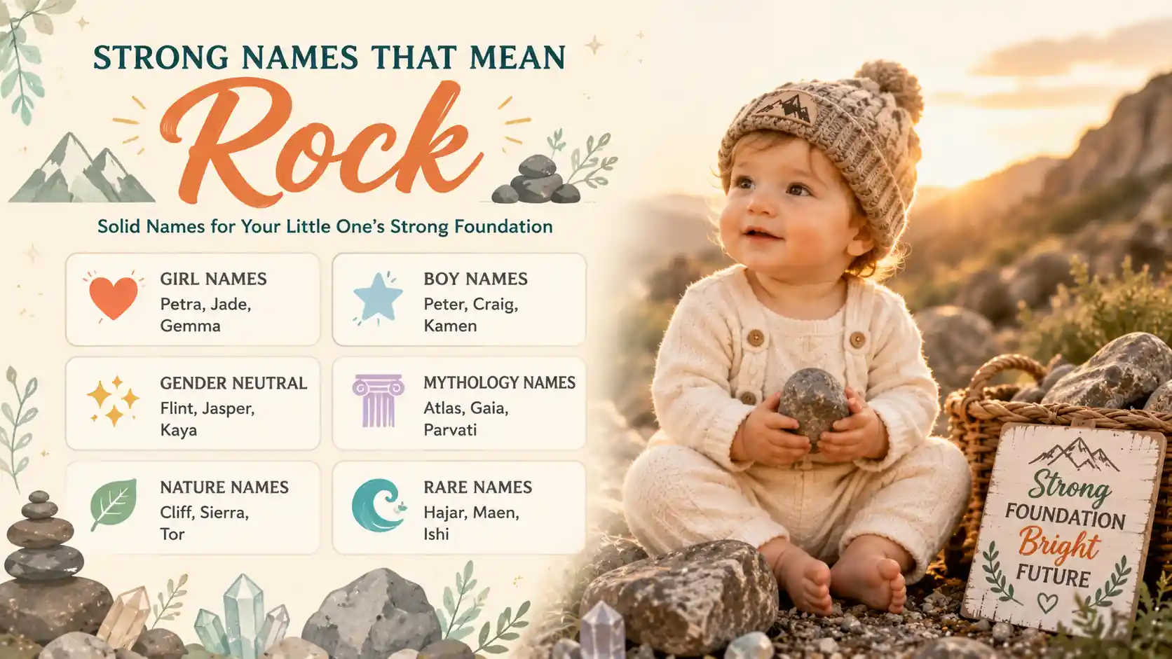 Names That Mean Rock Names That Mean Rock