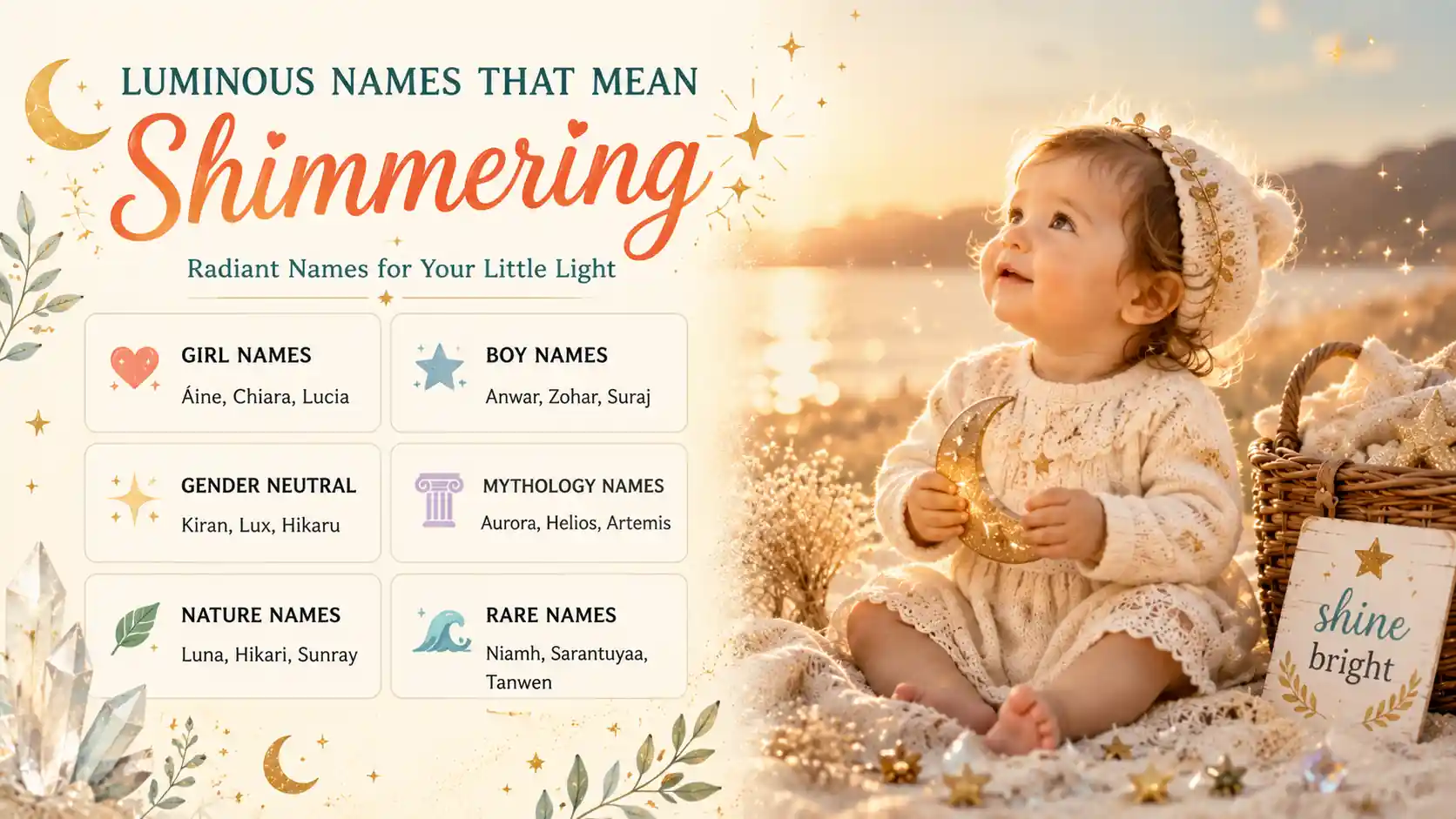 Names That Mean Shimmering Names That Mean Shimmering