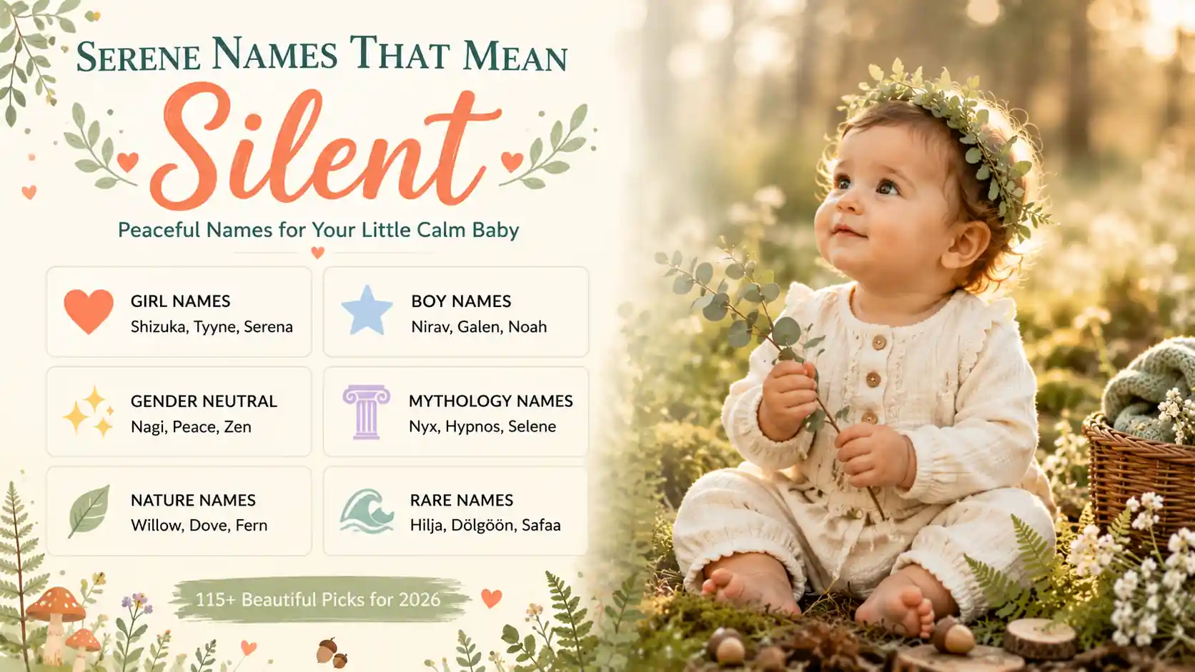 Names That Mean Silent Names That Mean Silent