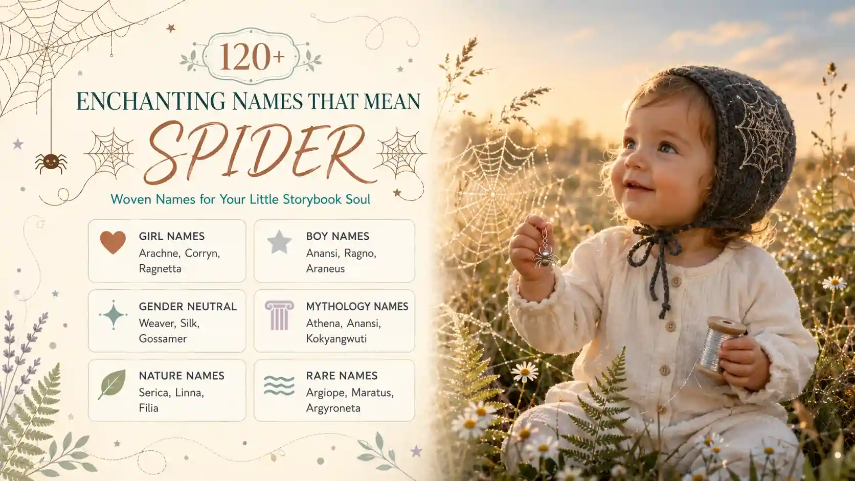 Names That Mean Spider Names That Mean Spider