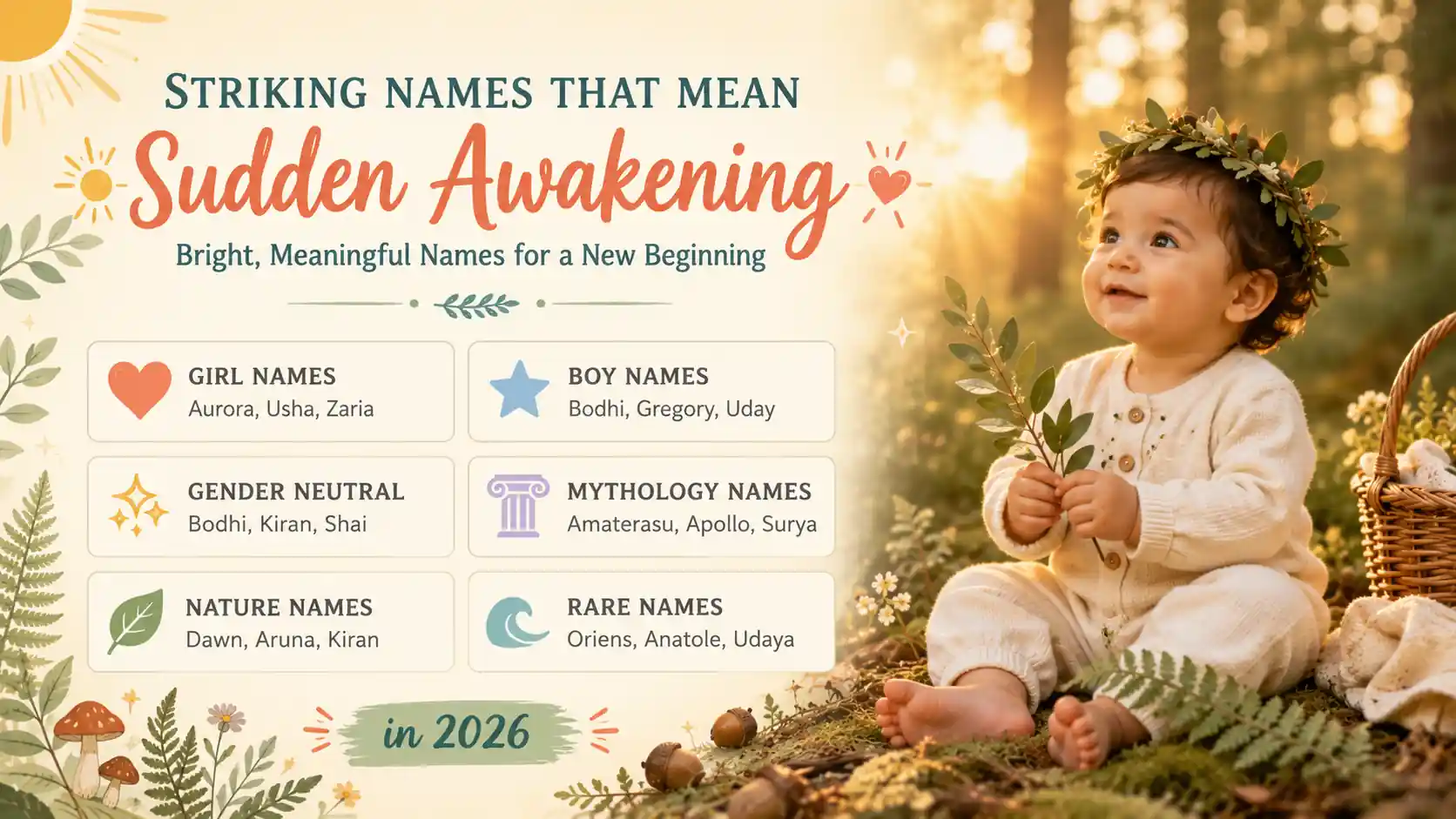 Names That Mean Sudden Awakening Names That Mean Sudden Awakening