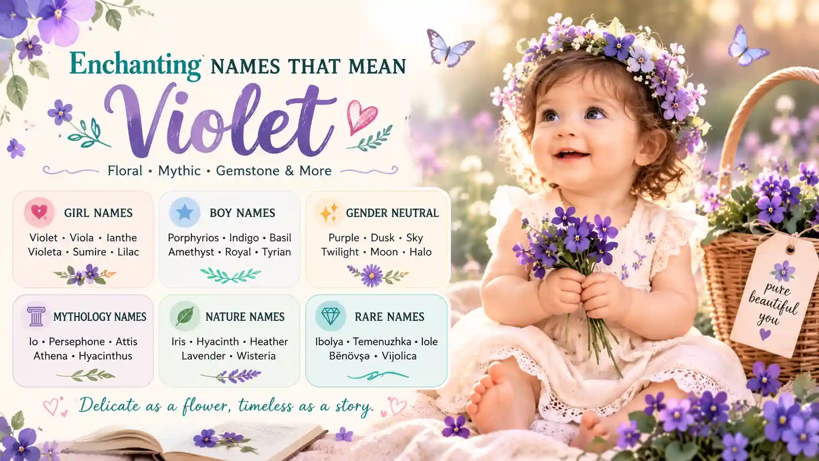Names That Mean Violet Names That Mean Violet