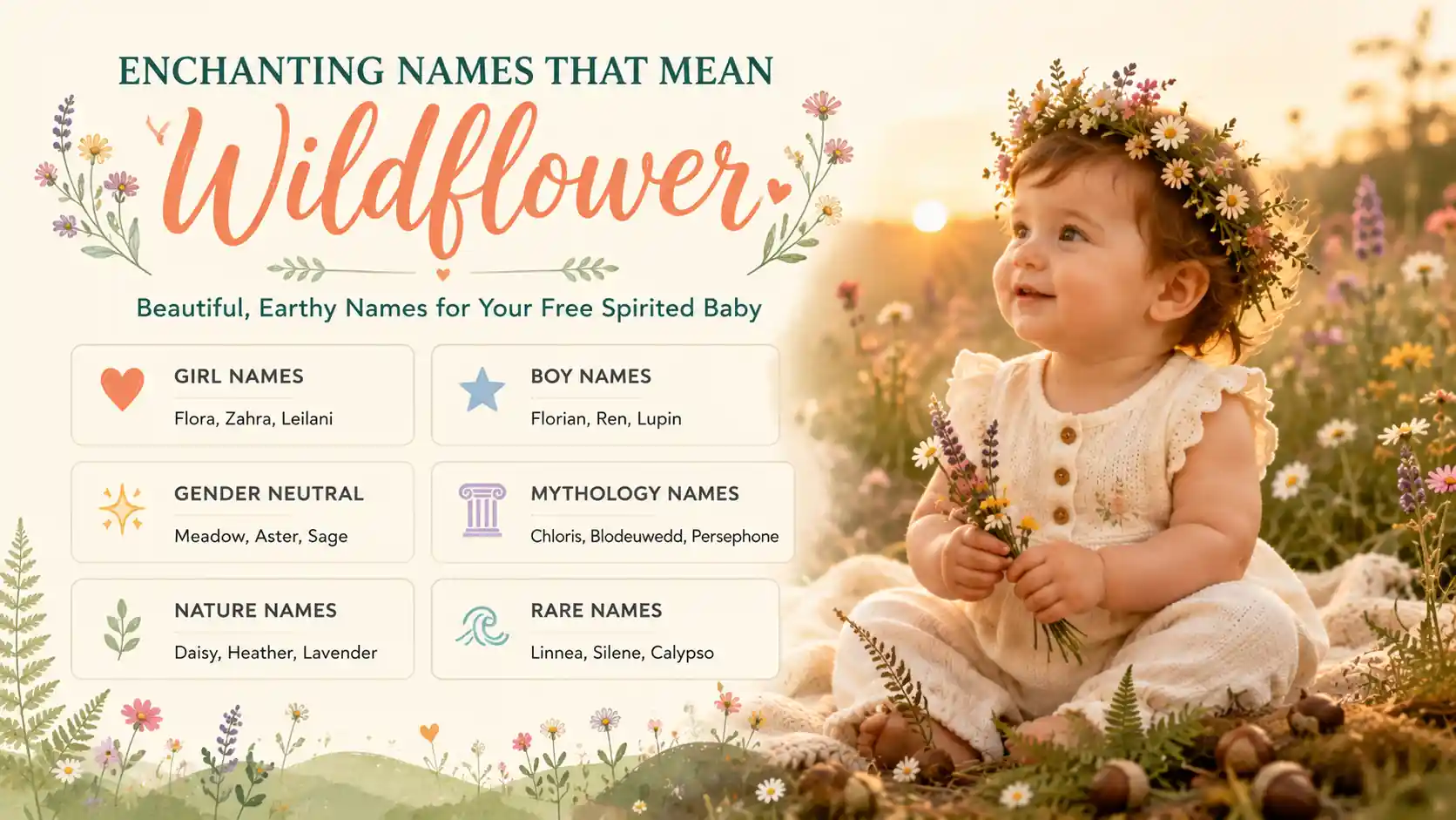 Names That Mean Wildflower Names That Mean Wildflower