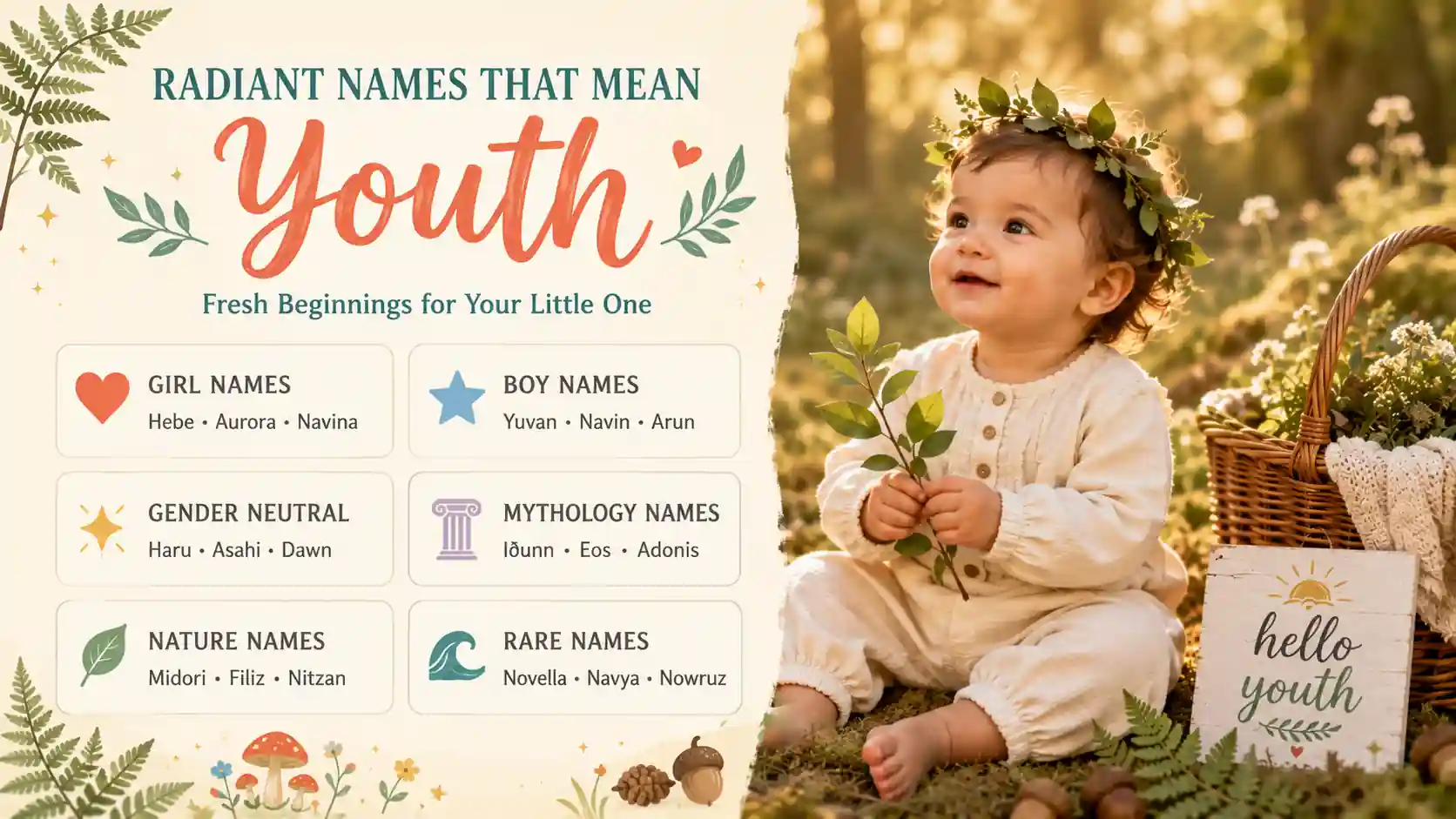 Names That Mean Youth Names That Mean Youth