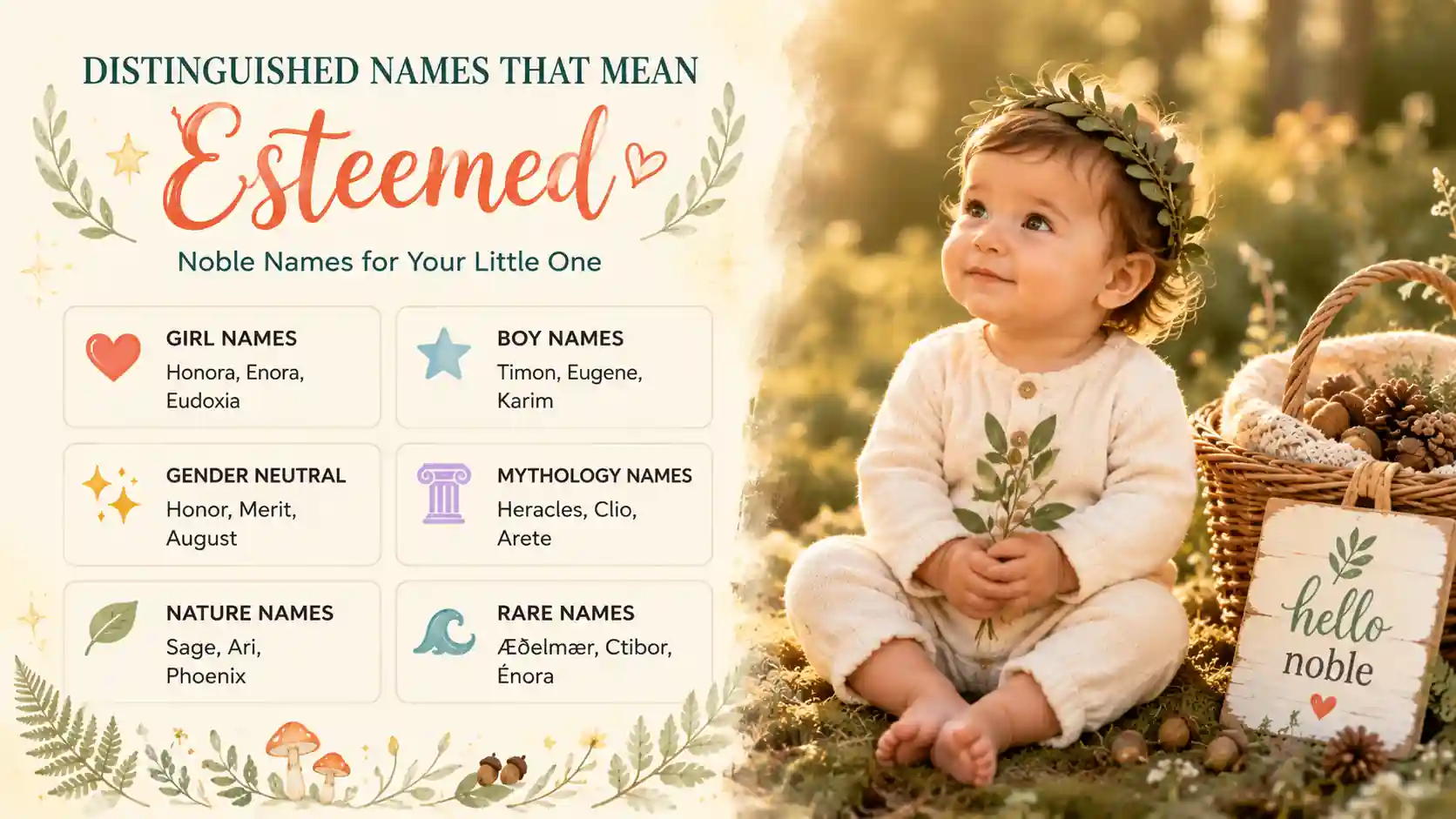 Names That Mean Esteemed Names That Mean Esteemed