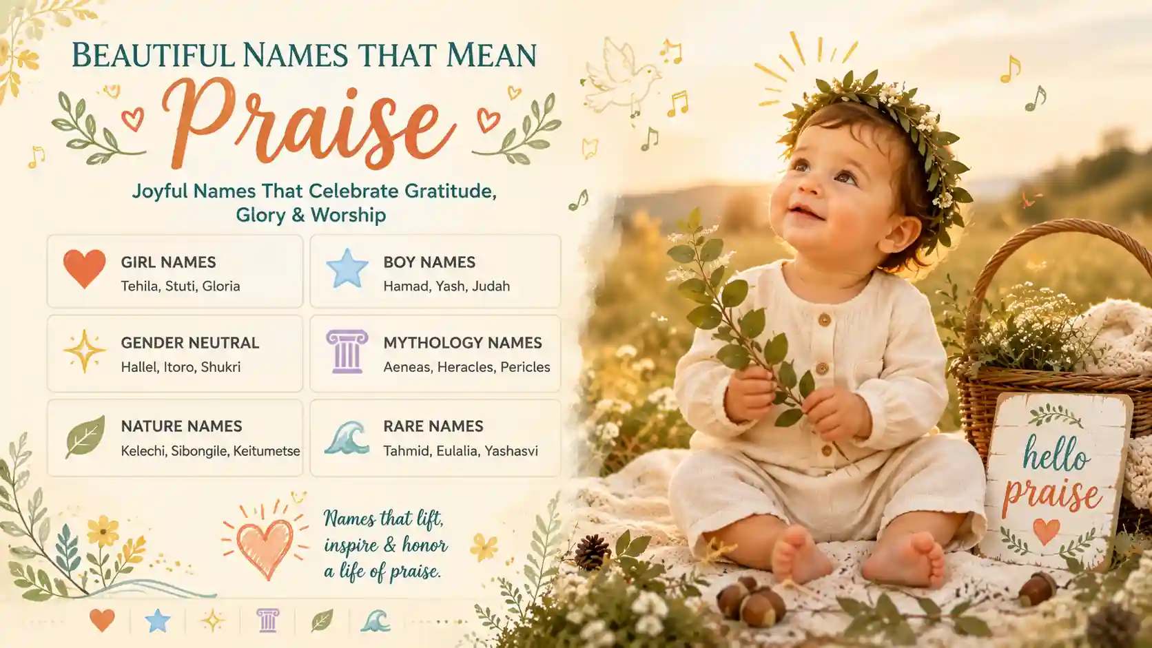 Names That Mean Praise Names That Mean Praise